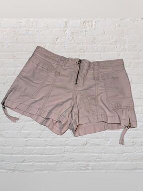 American Eagle Outfitters Light Pink Zip-Front Utility Shorts in Women’s Size 10